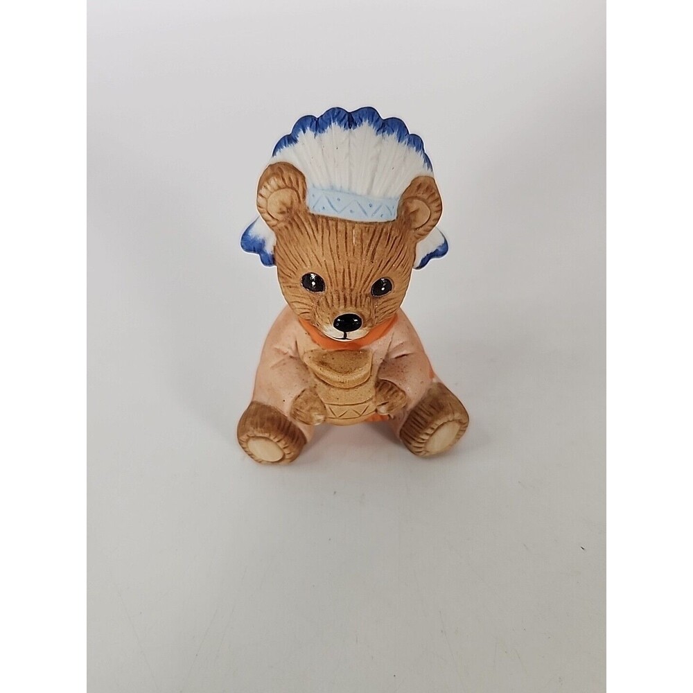 Vintage Homco Teddy Bear Fall Holiday Halloween Thanksgiving 5311 & 5312 - Picture 3 of 16